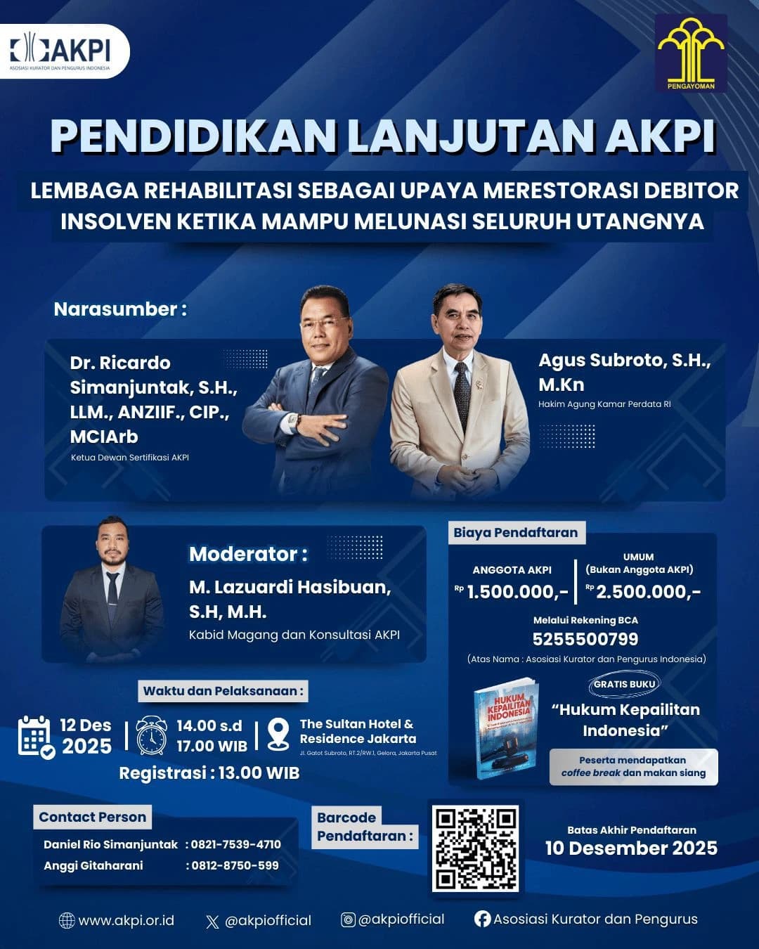 AKPI kembali melaksanakan Pendidikan Lanjutan Tahun 2025 dengan tema: